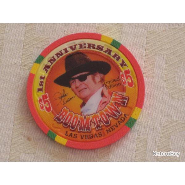 JOHN WAYNE JETON DE CASINO DE LAS VEGAS