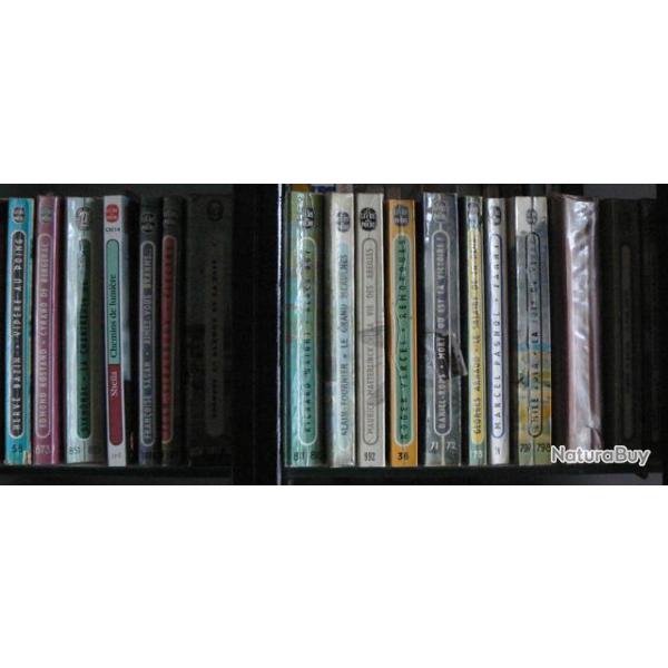 Magnifique collection de 77 Livres de Poche et J-Ai Lu