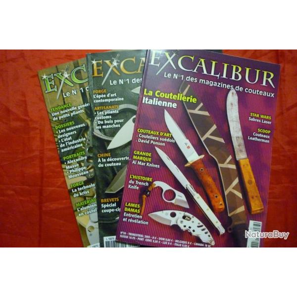 LOT DE 4 REVUES " LES COUTEAUX"