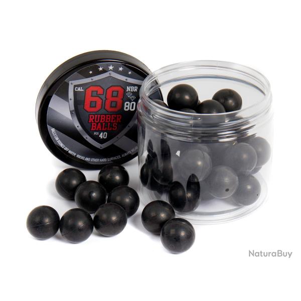 Boites de 40 Billes caoutchouc   Cal. 68 - WSD