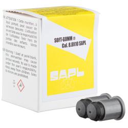 Entrainement avec Blister de 25 Cartouches SOFT GOMM  Cal. 8.8 x 10