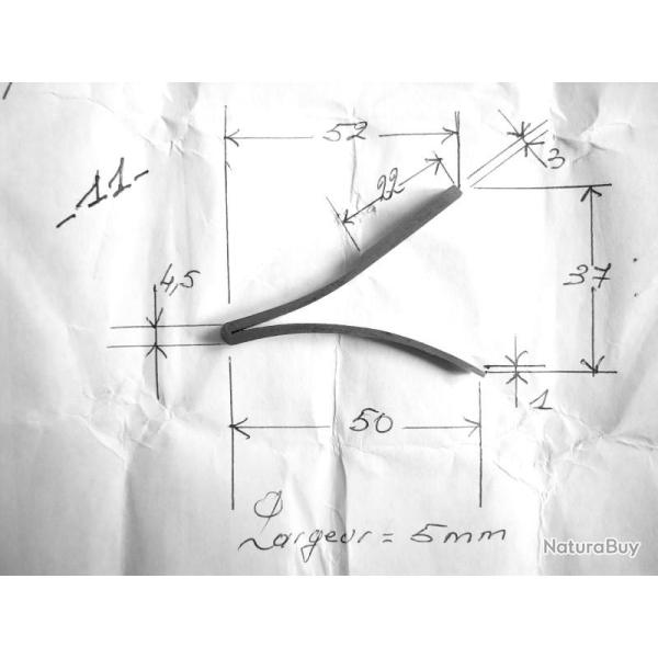 Ressort NEUF  (n� 11) pour platine de fusil de chasse.