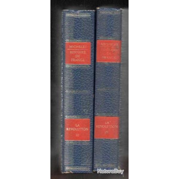 la r�volution tome 3 et 4 de michelet s�rie histoire de france