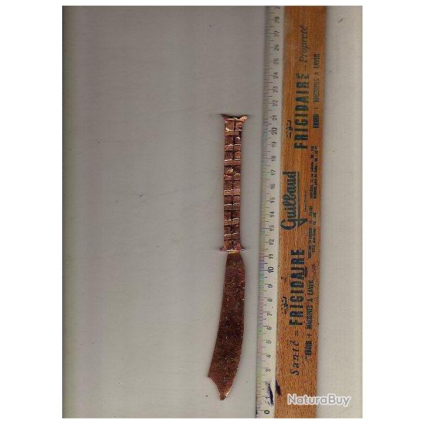 artisanat de poilu , Guerre de 1918-1918,  coupe-lettre courb�