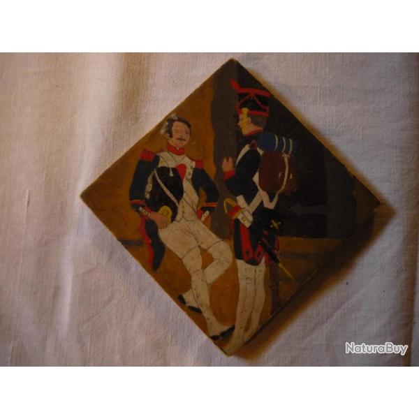 scenette peinte (sur carrelage)