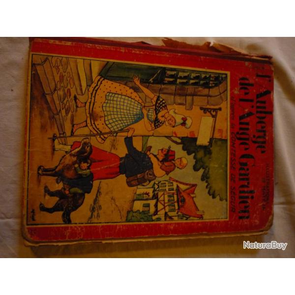 livre L AUBERGE DE L ANGE GARDIEN  datant de 1862