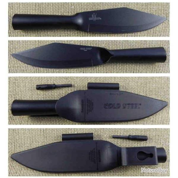 Couteau de Survie Cold Steel Bushman Lame Acier SK-5 Etui Secure-Ex Fire Start CS95BBUSK