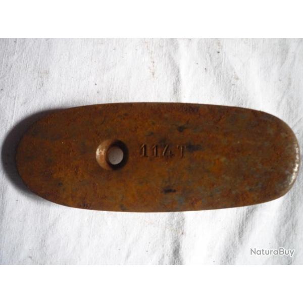 Plaque de couche de Chassepot ou Gras