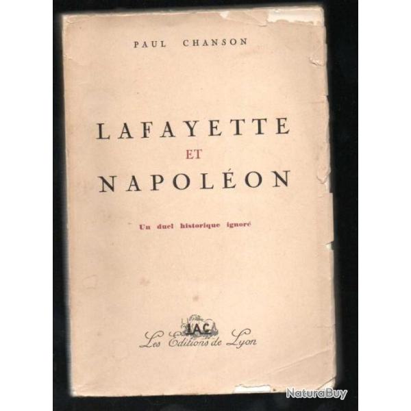 lafayette et napol�on un duel historique ignor� de paul chanson