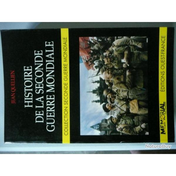 Histoire de la seconde guerre mondiale J.QUELLIEN   ww2 world war two conflit USA ALLEMAGNE FRANCE