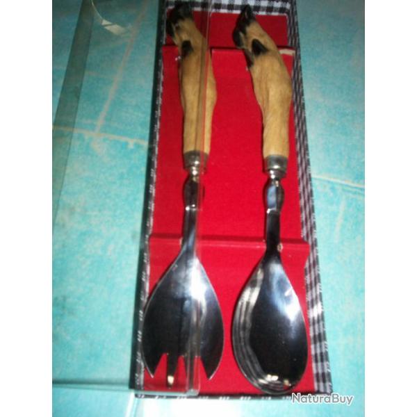 Service  salade typique anne 60-70 pieds de chevreuil