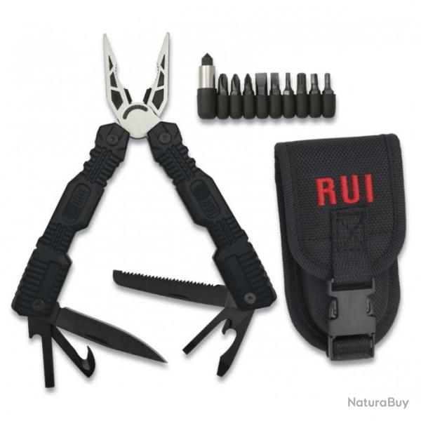 Pince Multifonction  RUI Couleur Noir (Titanium)  9 Fonctions
