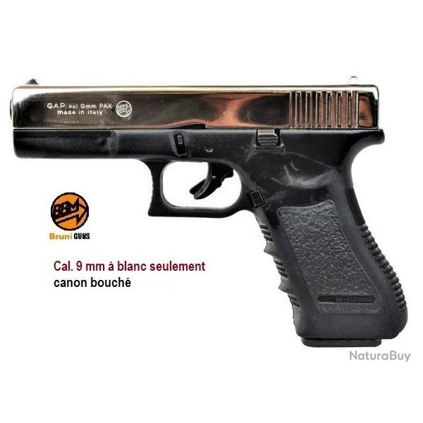 Pistolet Gap CHROME, r�plique du Glock 17