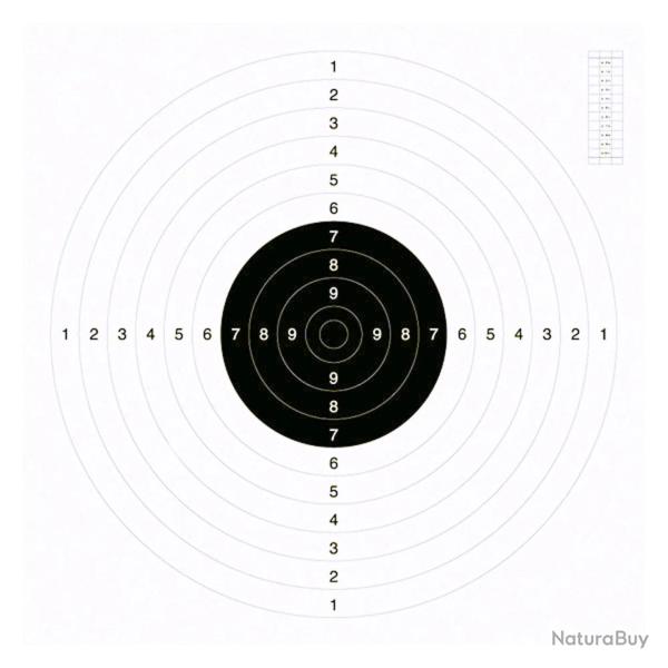 Cibles 53X53 Pour Armes Gros Calibres