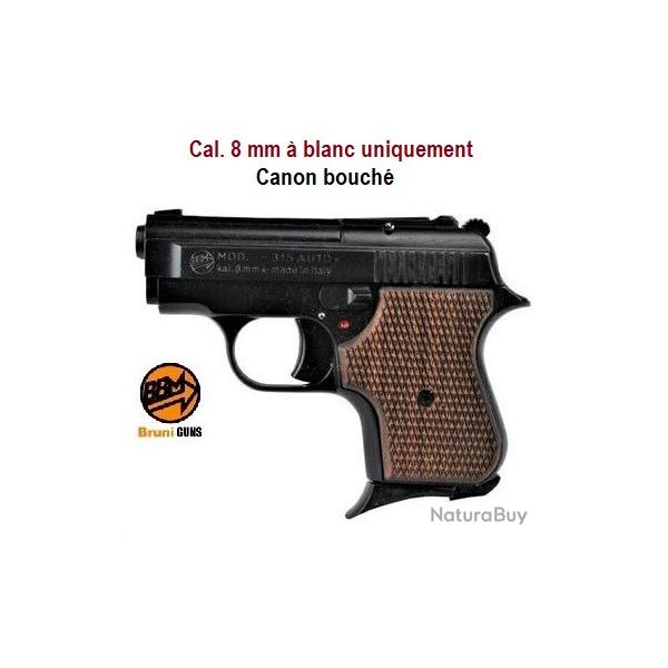 Pistolet 315 AUTO Bronze crosse bois  Cal. 8 mm