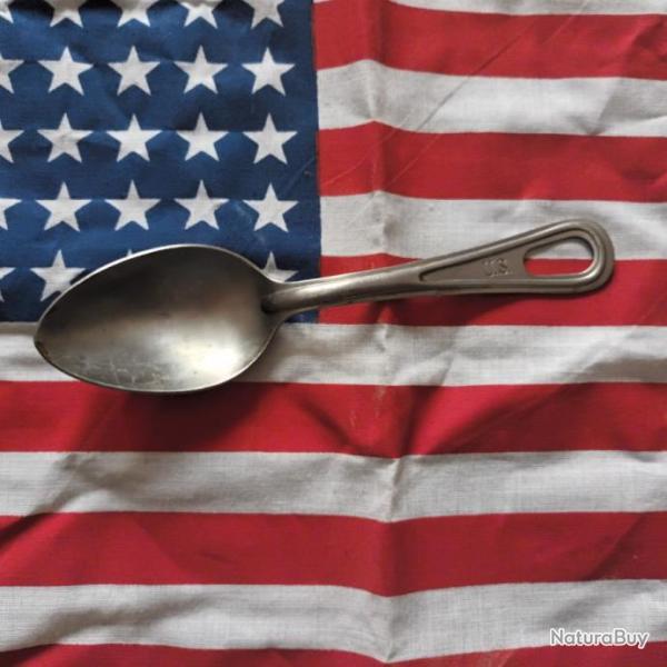 Cuill�re r�glementaire U.S WW2 ( USA GI JEEP DODGE GMC ARMEE ARMY couvert )   Neuve de stock