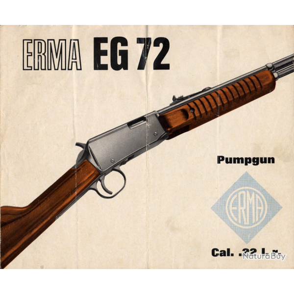 Erma EG 72 manuel pdf