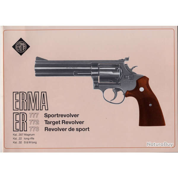 Erma ER 777  manuel pdf
