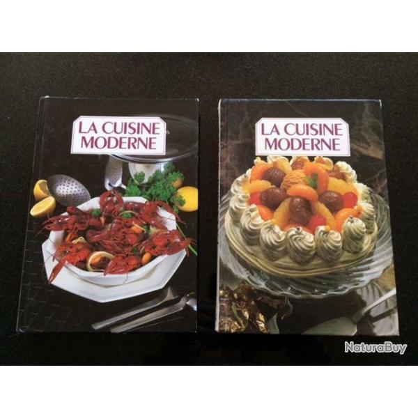 lot de 2 livres la cuisine moderne 2 tomes