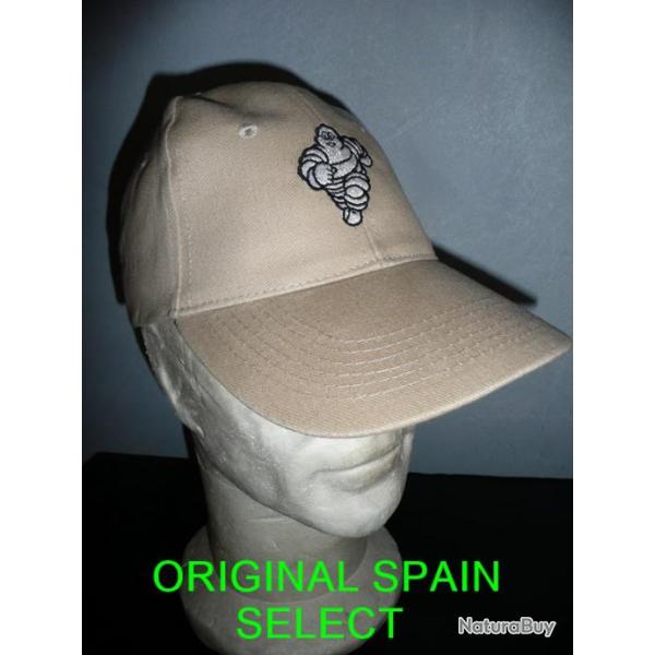 Casquette beige MICHELIN bibendum ( pneu rallye c�te circuit VHC VHRS racing moto )