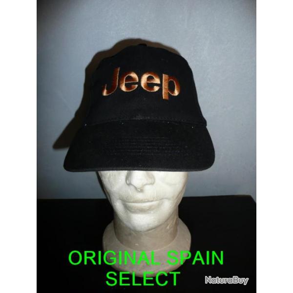 Casquette JEEP noire ( WILLYS WRANGLER CHEROKEE 4X4 OFF ROAD DESERT tout terrain