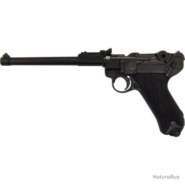 R�plique  Pistolet  LUGER  d?Artillerie Noir   34.5 cm