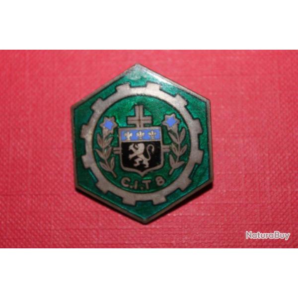 INSIGNE DU TRAIN CIT 8 (1948 / 1956 ) AUGIS 1202