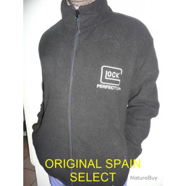 DESTOCKAGE Veste polaire GLOCK  (toutes tailles ) tir tar 17 19 26 18 30  ARME PISTOLET CHASSE STAND