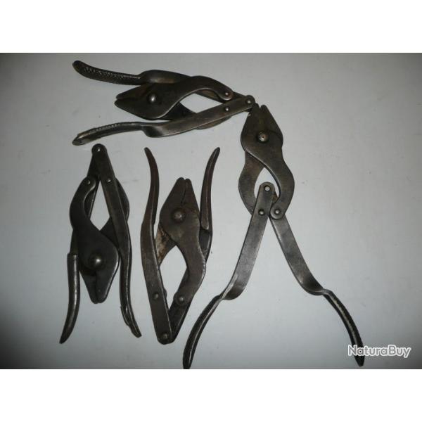 Pince cisaille coupe barbel�s GB ( broad arrow + fabricant + mill�sime WW2 WWII