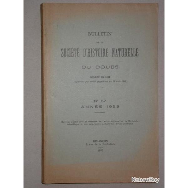 Bulletin de la St� histoire naturelle du Doubs 1953 - Hygrophore Loup Energie Eolienne
