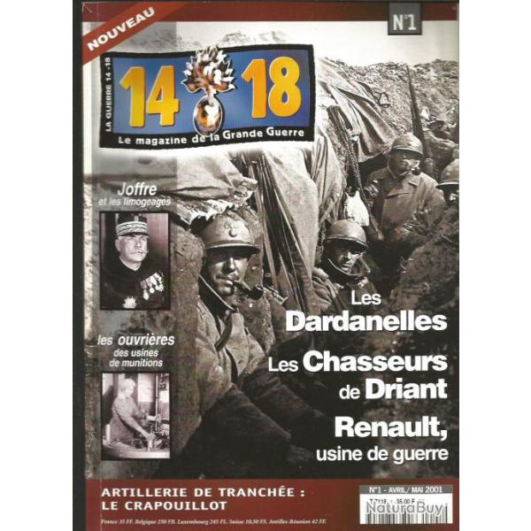 Revue 14-18 n�1 ,les dardanelles.crapouillot,