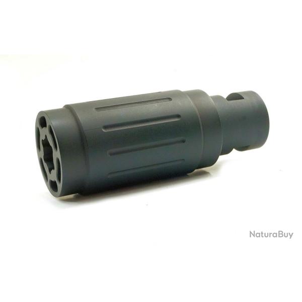 Compensateur frein de bouche  cache flame multi calibre ideal 22lr ruger precision