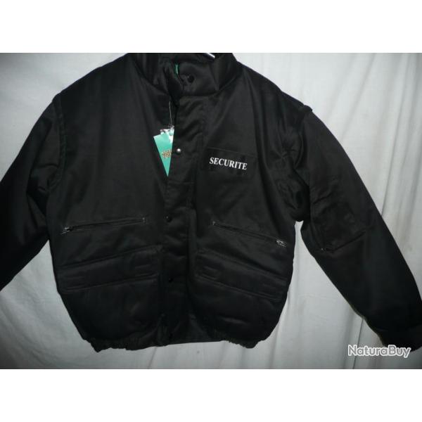 DESTOCKAGE : BLOUSON SECURITE MAITRE CHIEN GARDIENNAGE  taille XXL ( vigile surveillance s�curit� )