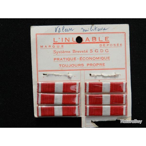 MEDAILLE VALEUR MILITAIRE - TRES ANCIENNE BARETTE  -