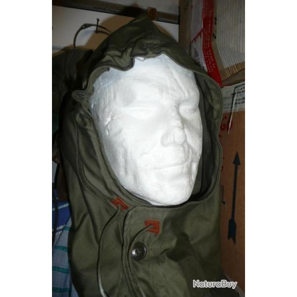 RARE !! cagoule capuche pour blouson US M43 ( hood jacket & overcoat field M 43 ) 1951