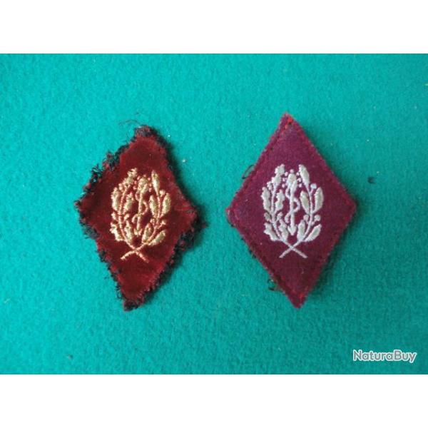 Anciens insignes de bras m�decin militaire.