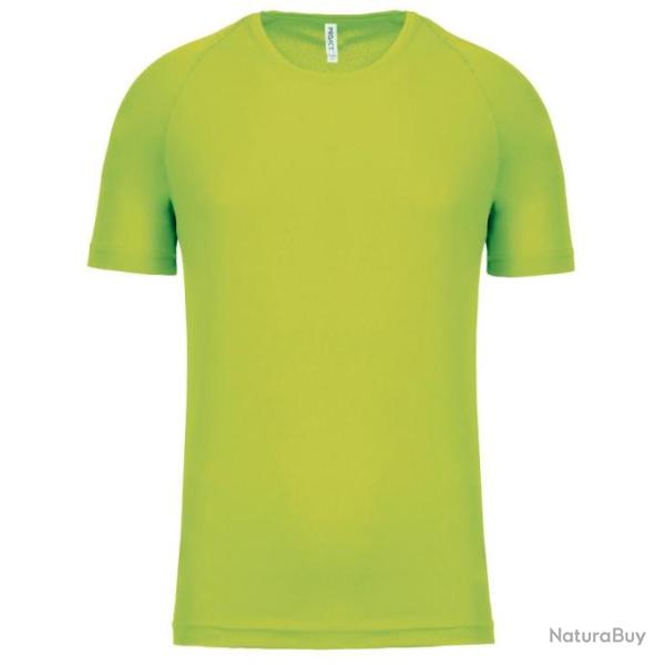 Tee shirt respirant � sechage rapide lime