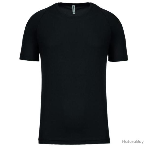 Tee shirt respirant � sechage rapide noir