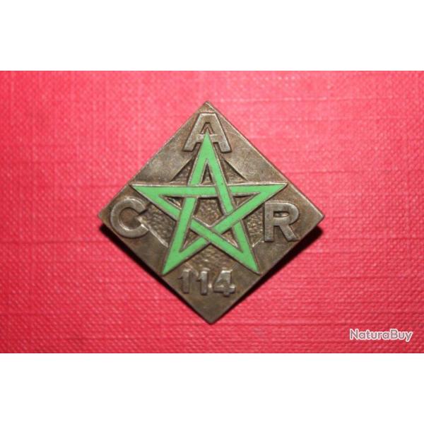 INSIGNE CAR 114 (TROUPES COLONIALES)
