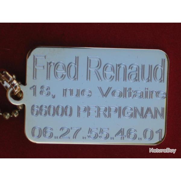 M�daille m�tal dor� 26 X 40 mm
