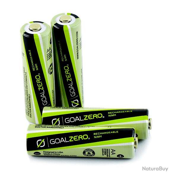 Lot de 4 piles LR6 rechargeable pour Guide 10