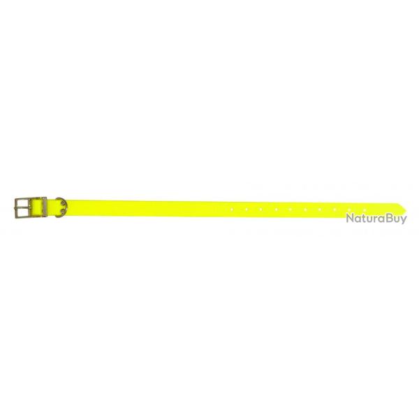 COLLIER FLUO TPU 60X2,5 JAUNE FUZYON