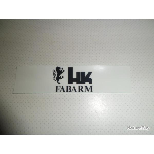 Autocollant Rare Fabarm & HK
