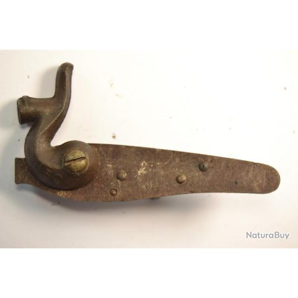 Platine avec vis de chien pour fusil / pistolet a chien style 19eme Si�cle