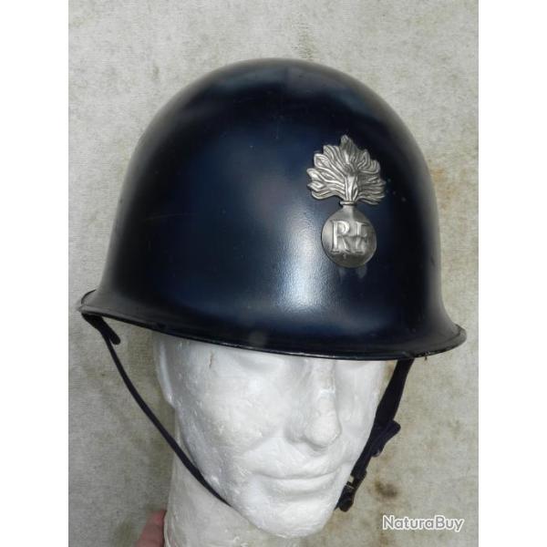 RARE CASQUE GENDARMERIE DEPARTEMENTALE mod�le 1951 - dat� 1964
