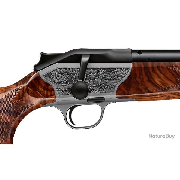 Gravure Blaser R8 luxe Cerf de Virgine face droite