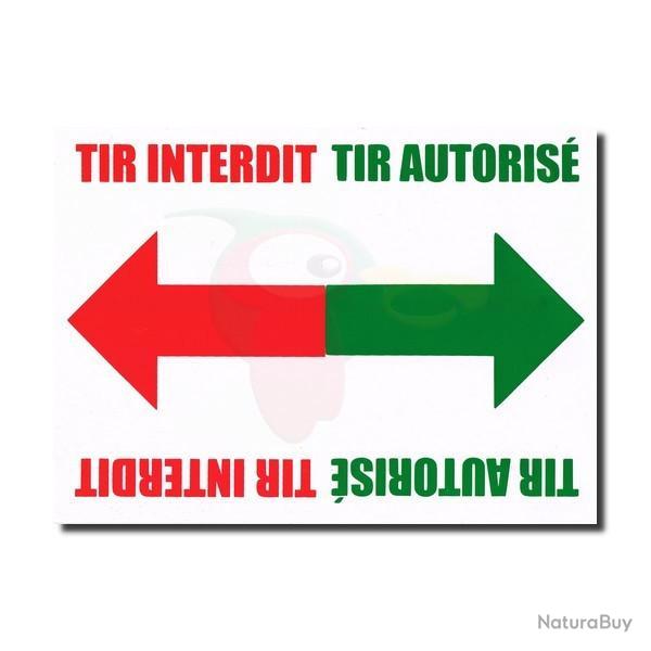 Pancarte "TIR INTERDIT - TIR AUTORISE"