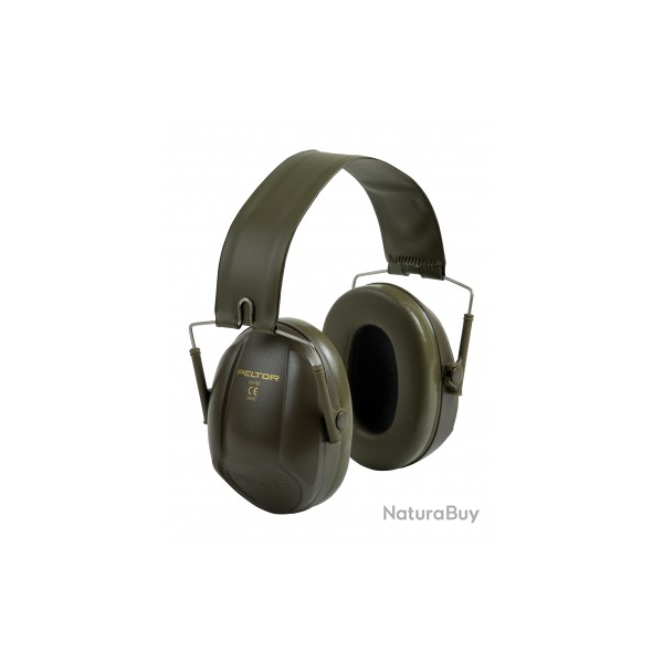 CASQUE PELTOR BULL'S EYE 1 VERT AVEC SERRE-TETE PLIABLE