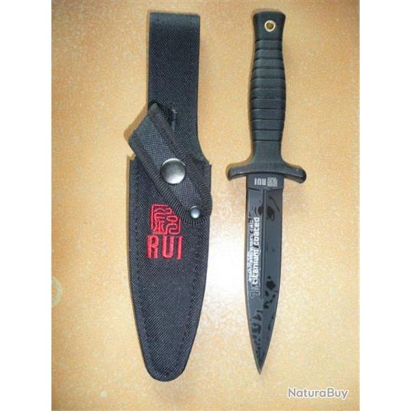 Poignard de combat double lames RUI 22 cms Rf 31699