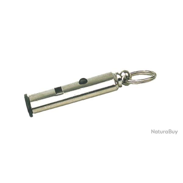 Sifflet Elless en cuivre nickel� plat 